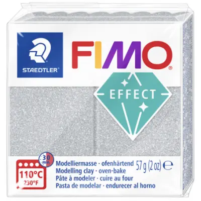 FIMO Effect polimerna masa 81 Silver Metallic