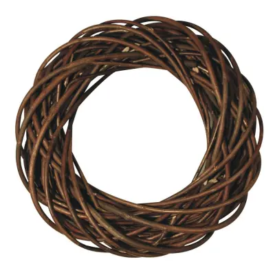 Venec pleten, 20 cm x 4,5 cm, natur rjav