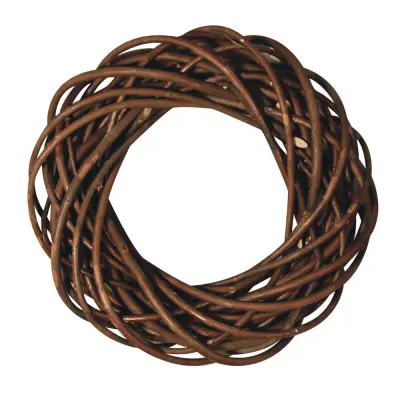 Venec pleten, 30 cm x 7 cm, natur rjav