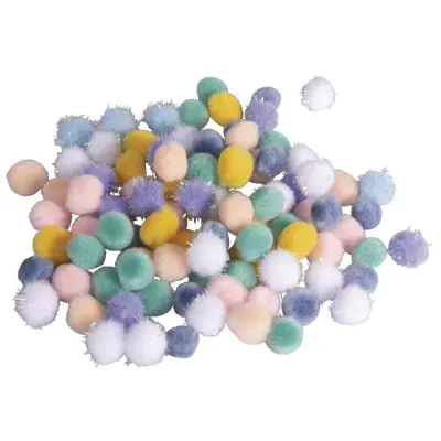 Cofki mešani 10 mm, pastelne b. 96 kosov