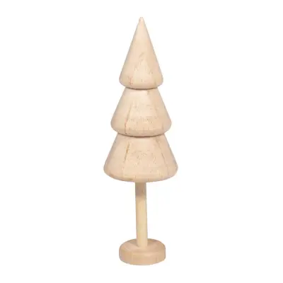 Lesena smrečica 5,1x5,1x16 cm