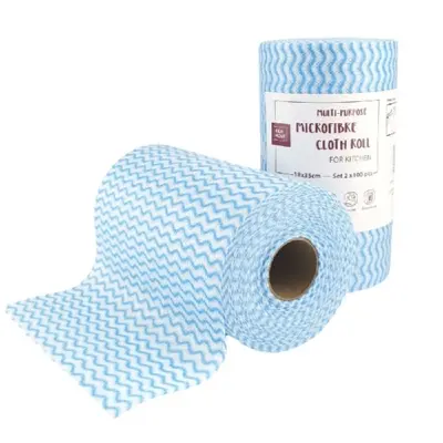 Krpa mikrofibra v roli 18x35cm modra levia 1/2 111184