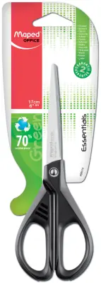 Maped škarje Essentials Green, okrogle, dolžina: 170 mm