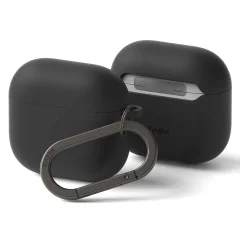 SILIKONSKI OVITEK RINGKE ZA APPLE AIRPODS 4 BLACK CASE COVER