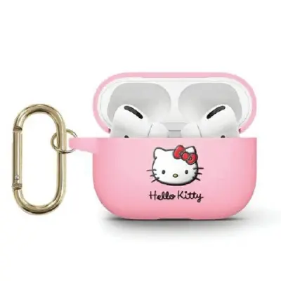 SILIKONSKI 3D OVITEK HELLO KITTY ZA AIRPODS 3 ROZA KITTEN