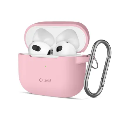 SILIKONSKI OVITEK TECH-PROTECT ZA APPLE AIRPODS 3 CASE ROZA