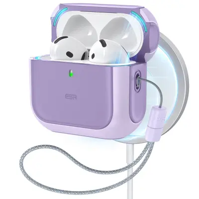 ESR ORBIT HALOLOCK ZA MAGSAFE ETUI ZA APPLE AIRPODS 4 VIJOLIČEN ETUI