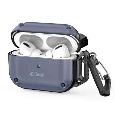 TECH-PROTECT ROUGH HOOK CASE ZA APPLE AIRPODS PRO 1/2 STEEL BLUE