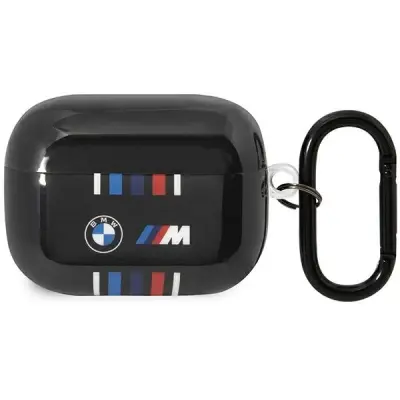 ETUI BMW MULTIPLE COLOURED LINES ZA AIRPODS PRO CASE ČRN