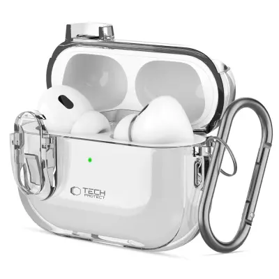 TECH-PROTECT SLIM HOOK CASE ZA APPLE AIRPODS PRO 1 / 2 CLEAR CASE