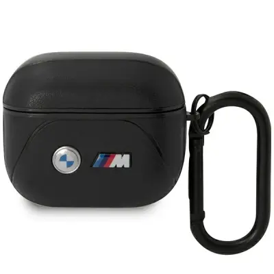USNJEN OVITEK BMW CURVED LINE ZA AIRPODS 3 GEN CASE ČRN