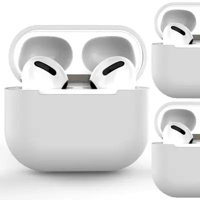 ETUI CASE OBUDOWA POKROWIEC FUTERAŁ SILIKONOWY DO AIRPODS PRO BIAŁY