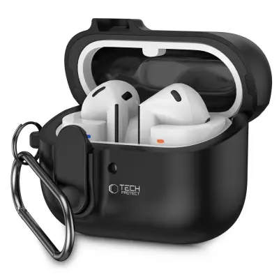 TECH-PROTECT SLIM HOOK ETUI ZA SLUŠALKE GALAXY BUDS 3 3 PRO BLACK