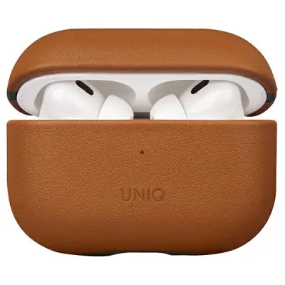 UNIKATNI OVITEK TERRA IZ PRAVEGA USNJA ZA AIRPODS PRO 2 RJAV