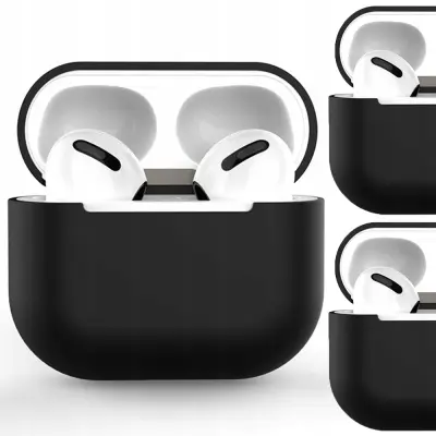 OVITEK SILIKONSKI OVITEK ZA AIRPODS PRO ČRNI OVITEK