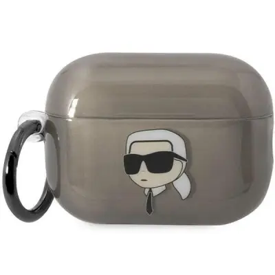 KARL LAGERFELD IKONIK OVITEK KARL CASE ZA AIRPODS PRO 2 ČRN