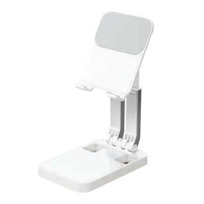 Zložljivo stojalo za telefon tablico do 12,9'' belo