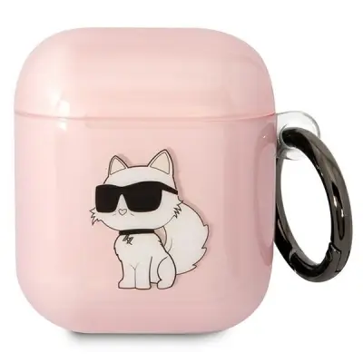 KARL LAGERFELD IKONIK CHOUPETTE ETUI ZA AIRPODS 1/2 ROZA