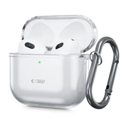 ETUI TECH-PROTECT FLEXAIR ZA APPLE AIRPODS 4 CLEAR PROZOREN