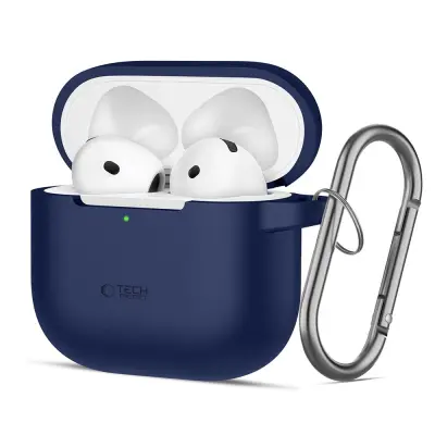 SILIKONSKI OVITEK TECH-PROTECT HOOK ZA APPLE AIRPODS 4 NAVY BLUE