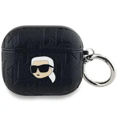KARL LAGERFELD MONOGRAM KARL ETUI ZA AIRPODS 3 CASE ČRN