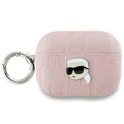 KARL LAGERFELD OVITEK MONOGRAM KARL HEAD ZA AIRPODS PRO 2 ROZA