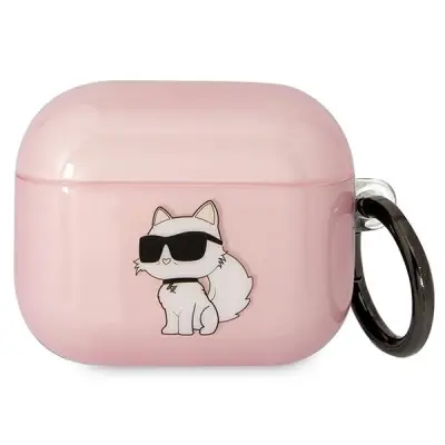 KARL LAGERFELD IKONIK CHOUPETTE CASE AIRPODS COVER 3 ROZA