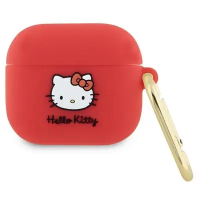 SILIKONSKI 3D OVITEK HELLO KITTY ZA AIRPODS 3 FUCHSIA HEAD