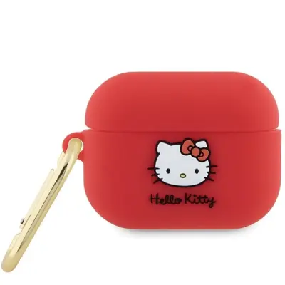HELLO KITTY SILIKONSKI OVITEK 3D GLAVA ZA AIRPODS PRO 2 FUCHSIA CASE