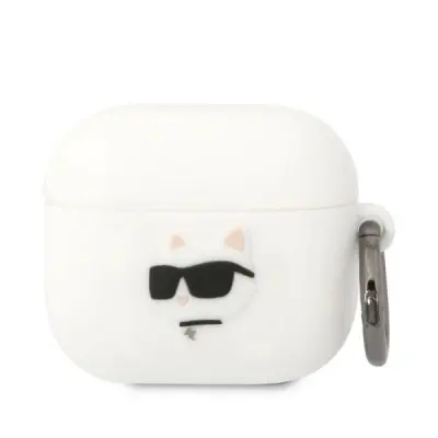 KARL LAGERFELD SILIKONSKI OVITEK CHOUPETTE 3D ZA AIRPODS 3 BEL