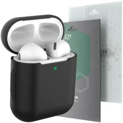 OVITEK TECH-PROTECT ICON CASE ZA APPLE AIRPODS 1/2 ČRN