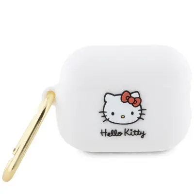 SILIKONSKI OVITEK HELLO KITTY 3D ZA AIRPODS PRO 2 BEL
