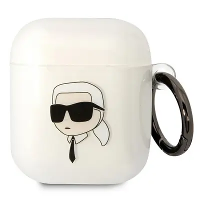 KARL LAGERFELD KARL'S HEAD ETUI ZA AIRPODS 1/2 ETUI PROZOREN