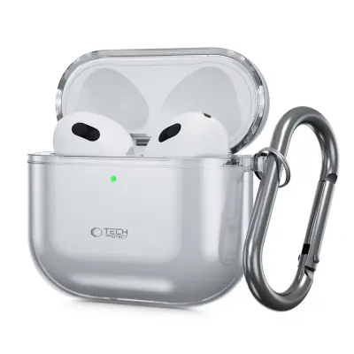 ETUI TECH-PROTECT FLEXAIR ZA APPLE AIRPODS 4 PEPELNATO SIV OVITEK
