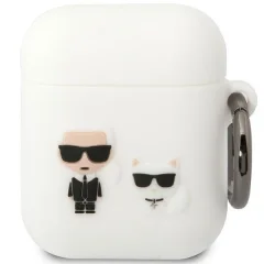 KARL LAGERFELD SILIKONSKI OVITEK KARL&CHOUPETTE ZA AIRPODS 1/2 BEL