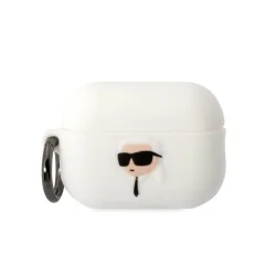 KARL LAGERFELD SILIKONSKI OVITEK KARL HEAD 3D ZA AIRPODS PRO 2 BEL