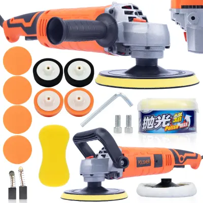 Rosfix Set Polirni Stroj Orange Butterfly – 2500W, 500–3600rpm, M14, 180mm, 2,9kg | CE-Certificiran