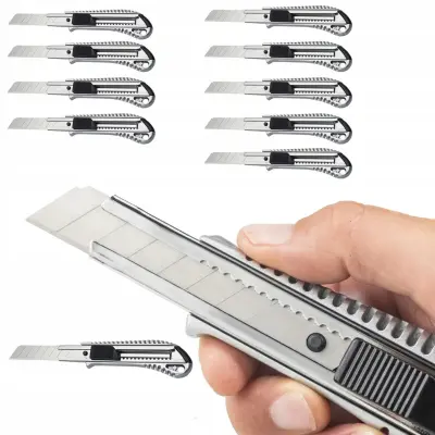 10x Nož za tapete aluminijast