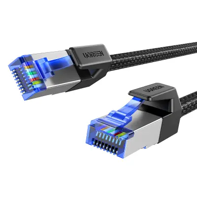 Ugreen NW153 Ethernet Kabel RJ45 Cat8 1,5m - Črna Barva