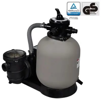 The Living Store Črpalka s peščenim filtrom 600 W 17000 l/h - Črpalka S Peščenim Filtrom