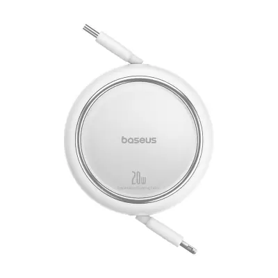 Baseus Free2Pull Zložljivi Kabel USB-C / Lightning 20W, 1m - Belo