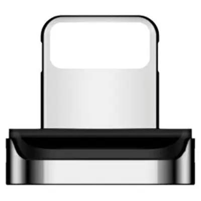 USAMS MAGNETNI ADAPTER U28 ZA LIGHTNING ZA IPHONE OVITEK SREBRNA/SREBRNA