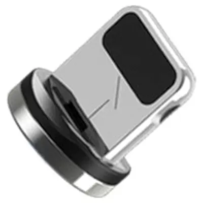 USAMS MAGNETNI ADAPTER ZA LIGHTNING OVITEK ZA IPHONE SREBRN 1M