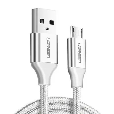 Ugreen USB-A na mikro USB polnilni kabel 2.4A, 1.5m - bel