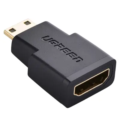 UGREEN ADAPTER MINI HDMI MOŠKI / HDMI ŽENSKI ADAPTER ČRN