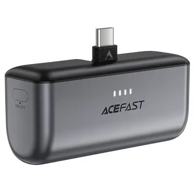 ACEFAST POWERBANK M9 5000MAH USB-C PD 20W ČRNA ZA OVITEK ZA TELEFON