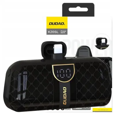 DUDAO MINI POWERBANK 5000MAH ČRNA TORBA OVITEK NAPAJALNIK ZA TELEFON