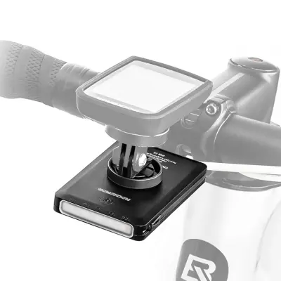 ROCKBROS PREDNJA KOLESARSKA SVETILKA Z POWERBANK 5000MAH 150LM ČRNA