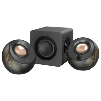 CREATIVE ZVOČNIKI 2.1 PEBBLE X PLUS Z SUBWOOFERJEM, ČRNI, ZA RAČUNALNIK