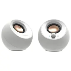 CREATIVE RAČUNALNIŠKI ZVOČNIKI PEBBLE 2.0 V3 BLUETOOTH 5.0 USB-C BELI